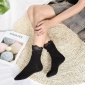 秋季新款中筒女士蕾丝花边袜子 日系全棉可爱淑女袜 公主袜