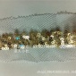 金色珠片网布带 3厘珠片网布带 无弹珠片带 欢迎来图来样定购